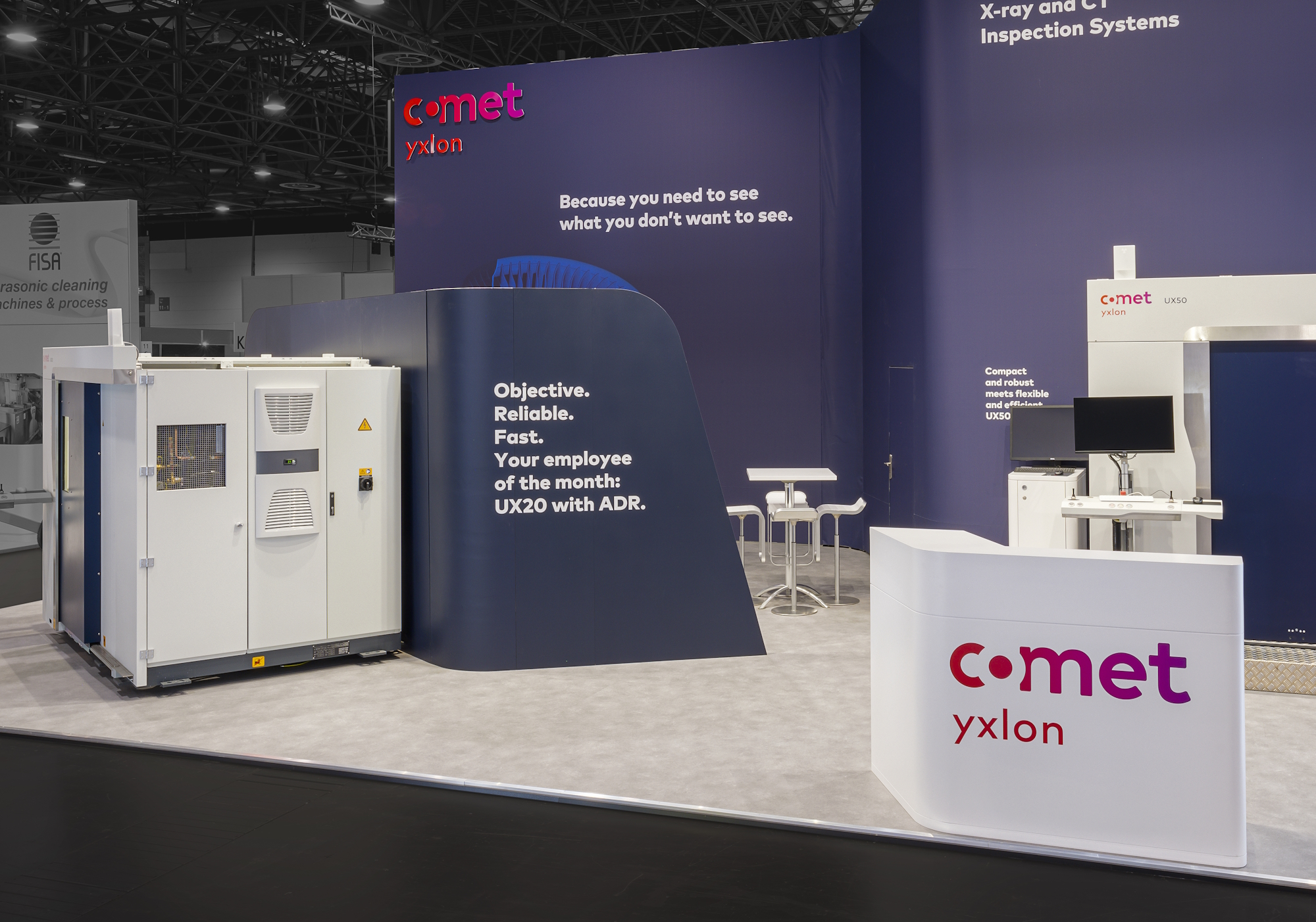 Messestandfotografie Des Comet Yxlon GmbH Messestandes
