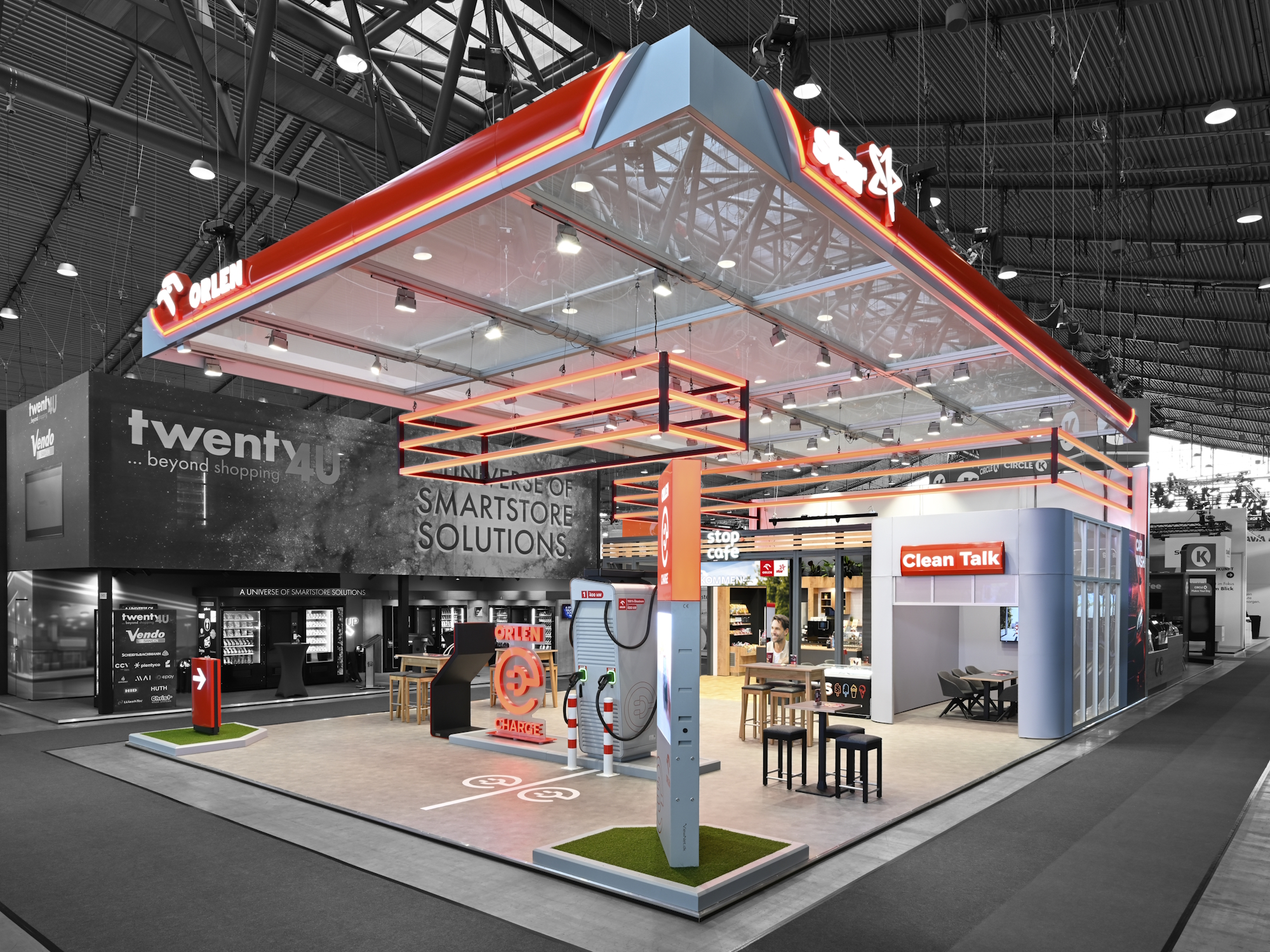 Fair Stand of Orlen at the fair Uniti Expo