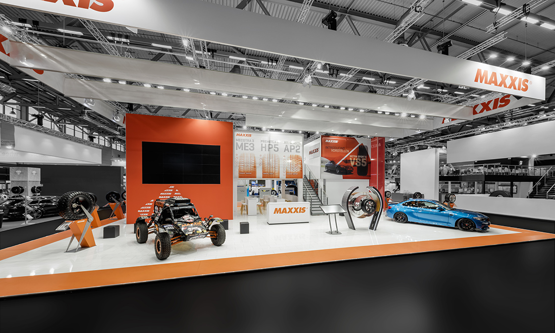 MAXXIS Messestand Aufnahme des MAXXIS Messestand auf der The Tire Cologne 2018 in Köln