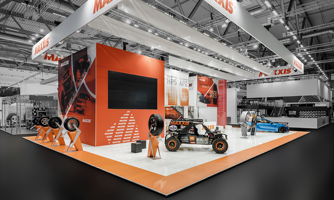 MAXXIS Messestand Aufnahme des MAXXIS Messestand auf der The Tire Cologne 2018 in Köln