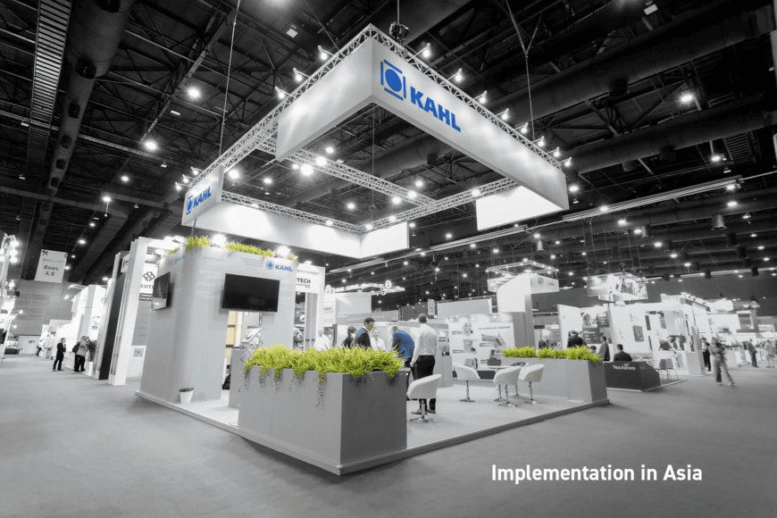 Booth implementation in Asia for Kahl Group