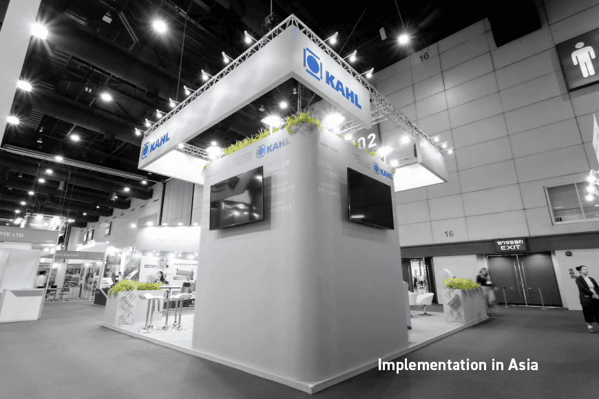 Booth implementation in Asia for Kahl Group