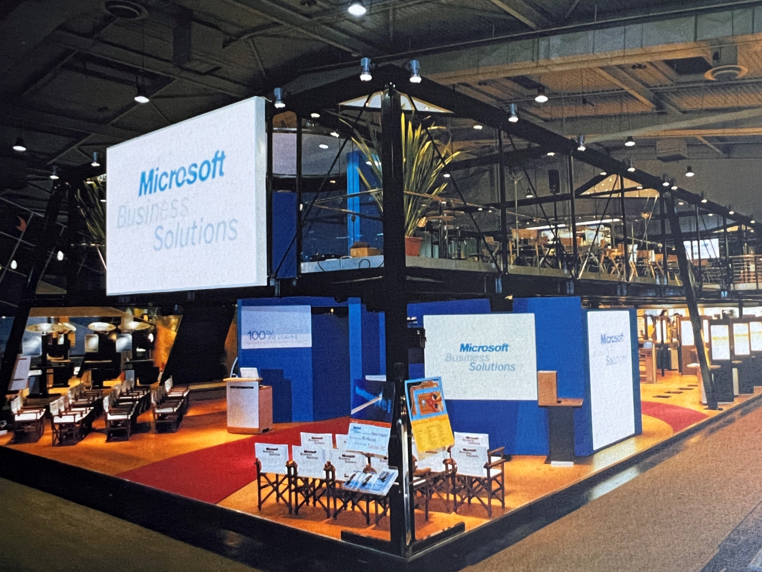 2002 Microsoft CeBIT Microsoft, auf der Messe CeBIT in Hannover