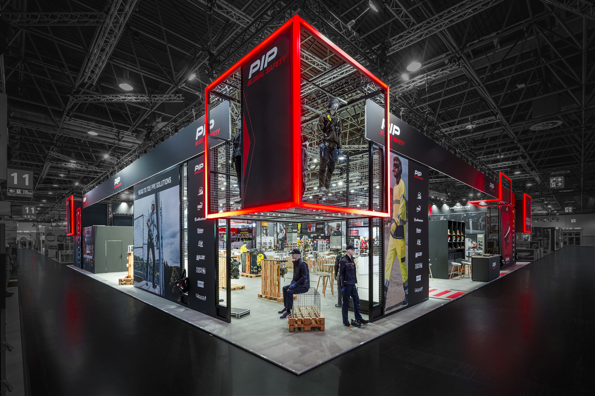 Messestandfotografie Des PiP Messestandes Zur A+A 2025 In Düsseldorf PIP auf der Messe A+A in Düsseldorf