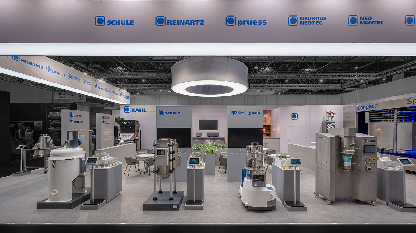 Messestandfotografie Des KAHL Messestandes Messestand KAHL Group auf der Interpack 2026