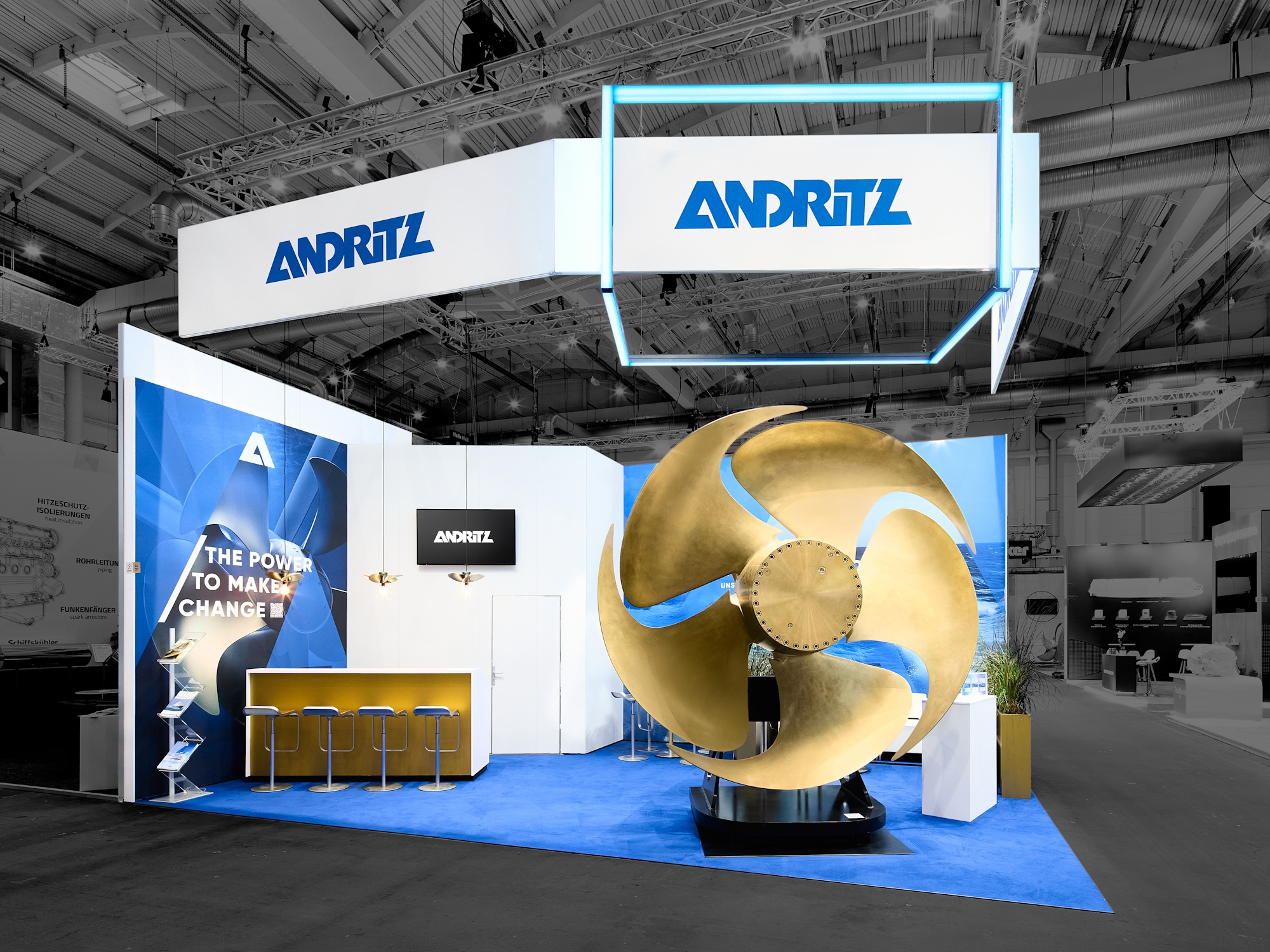 PREUSS MESSE Andritz Web Messestand Andritz auf der SMM in Hamburg