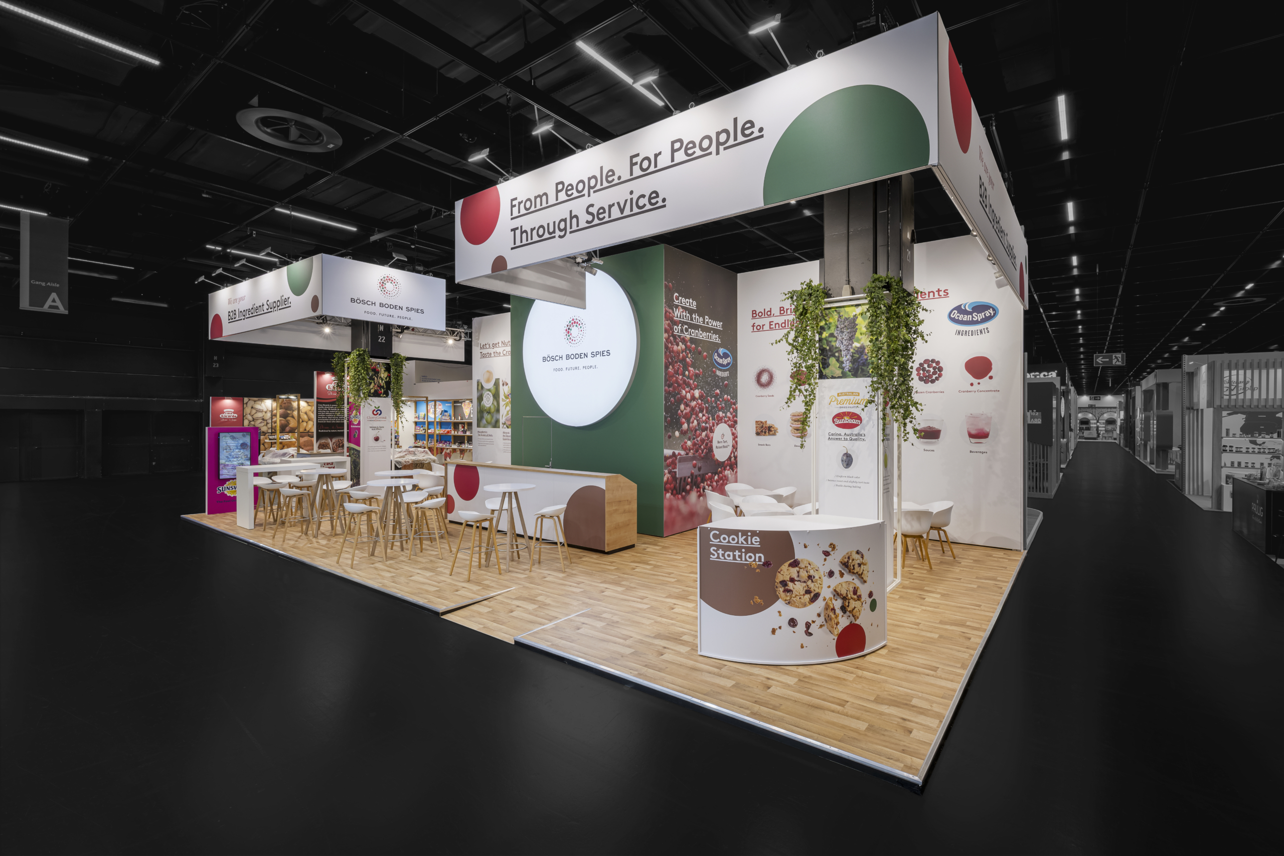 Messestandfotografie Des Bösch Boden Spies Messestandes Messestandfotografie des Bösch Boden Spies Messestandes zur ANUGA 2025 in Köln